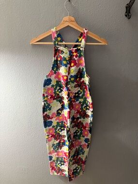 Nordstrom x Cristina Martinez Floral & Butterfly Cotton Overalls